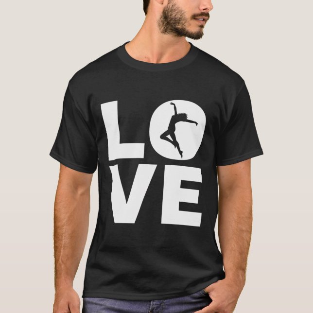 Camiseta Regalo de baile de amor para bailarines (Anverso)