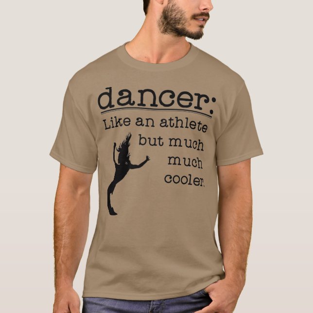 Camiseta Regalo De Baile De Jazz Para Chicas Como Atleta (Anverso)