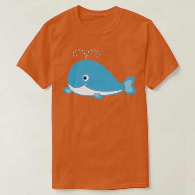 Camiseta Regalo de ballena (Diseño del anverso)