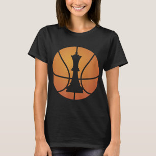 Camiseta Regalo de baloncesto de ajedrez Gracioso para Game