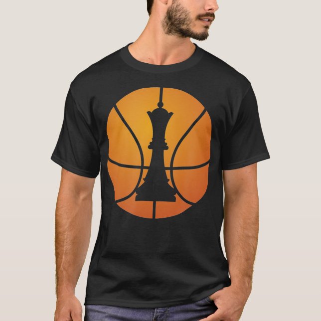 Camiseta Regalo de baloncesto de ajedrez Gracioso para Game (Anverso)