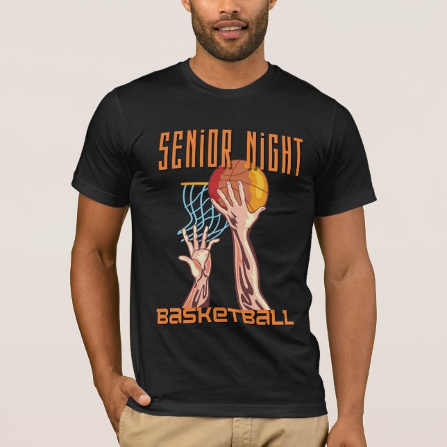 Camiseta Regalo de baloncesto nocturno (Anverso)