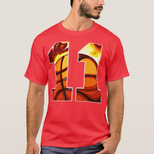 Camiseta Regalo de baloncesto número 11 Personalizado perso