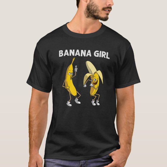 Camiseta Regalo De Banana Para Chicas Mujeres Fruta Tropica (Anverso)