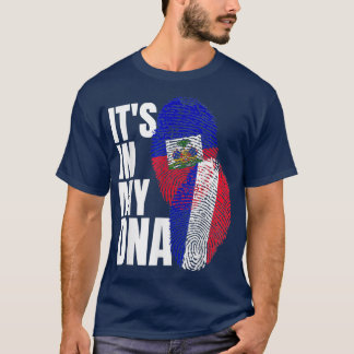 Camiseta Regalo De Bandera Del Patrimonio De ADN De Mezcla