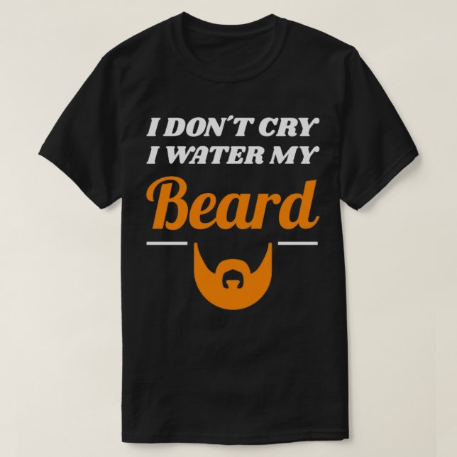 Camiseta Regalo de barba de bigote completo para hombres (Diseño del anverso)