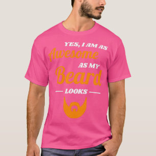 Camiseta Regalo de barba de bigote completo para hombres 21