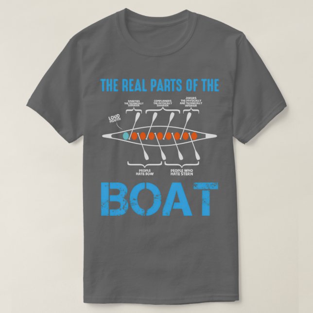 Camiseta Regalo de barco de remo para la canoa de remo kaya (Diseño del anverso)