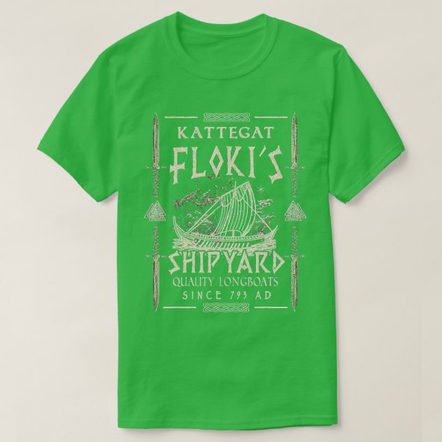 Camiseta Regalo de barco flokis Kattegat Viking (Diseño del anverso)