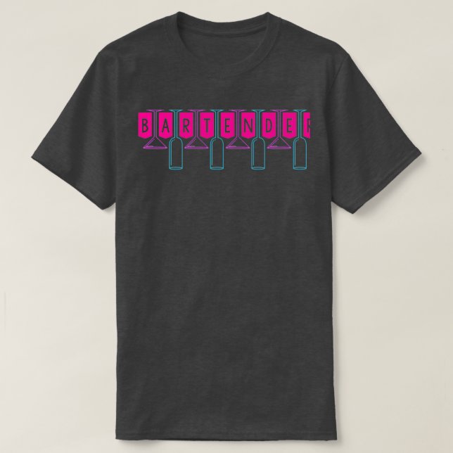 Camiseta Regalo de barman 1 (Diseño del anverso)