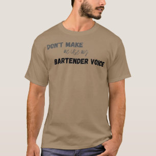 Camiseta Regalo de barman para compañeros de trabajo idea d