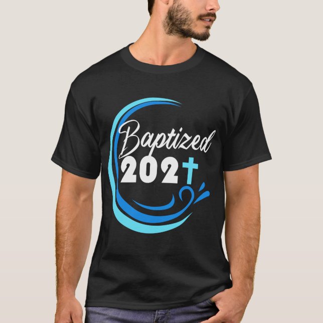 Camiseta Regalo de bautismo 2021 Adulto (Anverso)