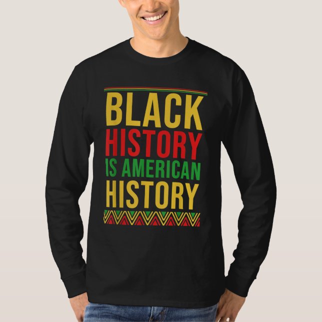 Camiseta Regalo de BHM La historia negra es historia estado (Anverso)