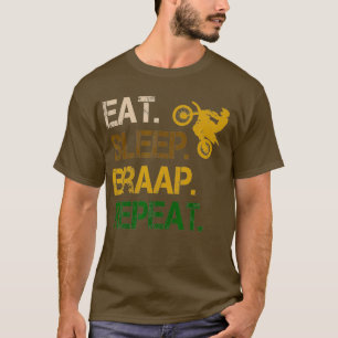 Camiseta Regalo de bicicleta de sueño repito de suciedad