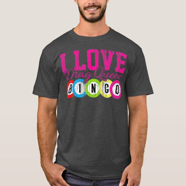 Camiseta Regalo de Bingo Casino Night Drag Queen Bingo (Anverso)