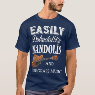 Camiseta Regalo de Bluegrass, Naranja de Mandolin fácilment