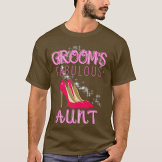 Camiseta Regalo de Boda de familia Grooms Fabulous Tía