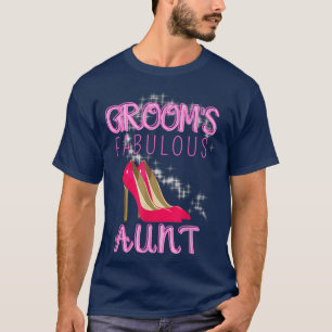 Camiseta Regalo de Boda de familia Grooms Fabulous Tía