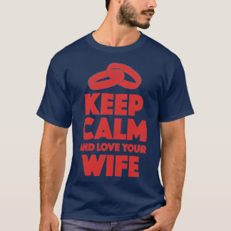 Camiseta Regalo de boda para esposa amorosa