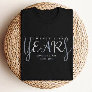Camiseta Regalo de Bodas de Plata 25 años