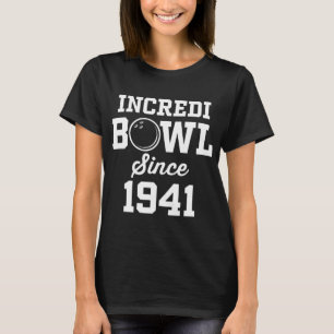 Camiseta Regalo de bolera para Bowler de 81 años de edad 19