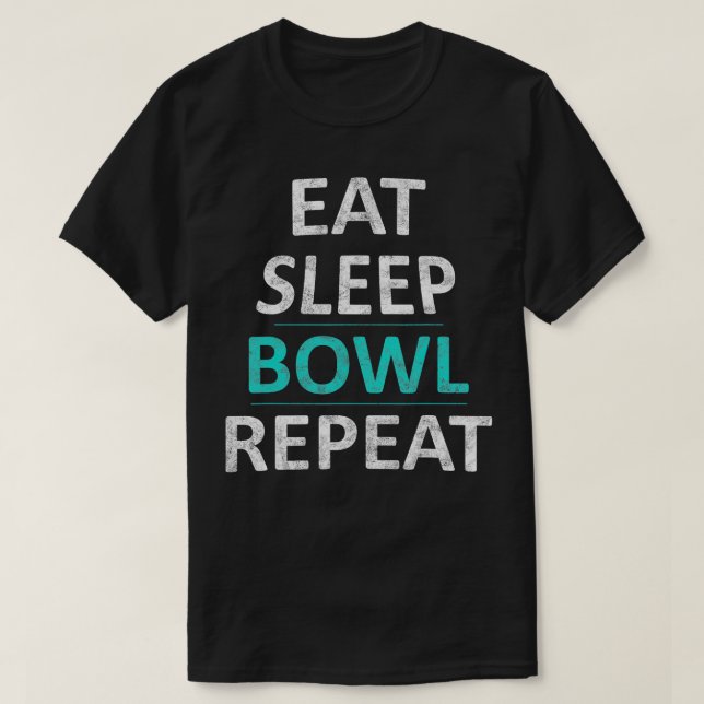 Camiseta Regalo de bolos divertidos (Diseño del anverso)