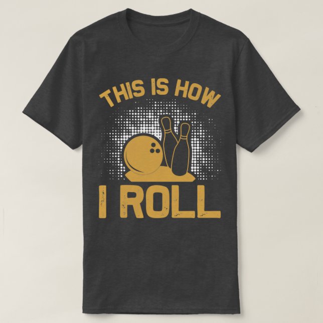 Camiseta Regalo de bolos PINS Pins 3 (Diseño del anverso)