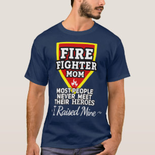 Camiseta Regalo de bombero a mamá regalo de bombero a bombe