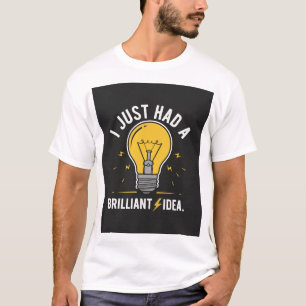 Camiseta Regalo de bombilla de idea brillante para ingenier