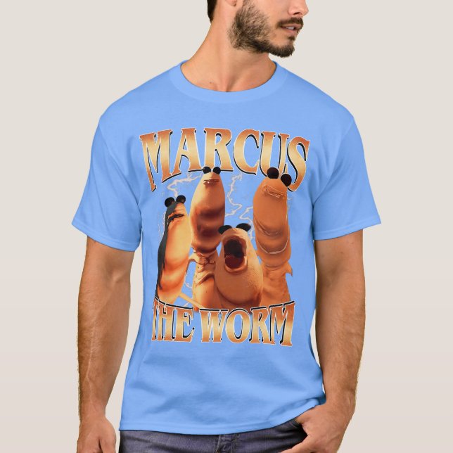 Camiseta Regalo de Bootleg de Marcushe Worm para hombres y  (Anverso)