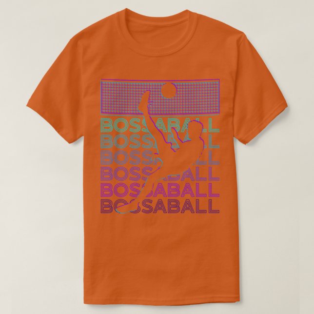 Camiseta Regalo de Bossaball Retro (Diseño del anverso)