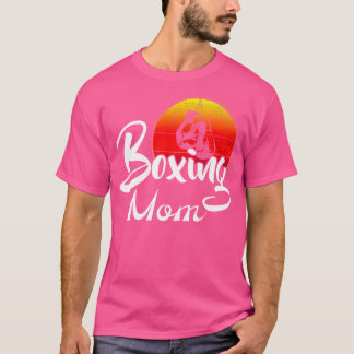Camiseta Regalo de boxeo de época Retro Sunset Funny Boxer