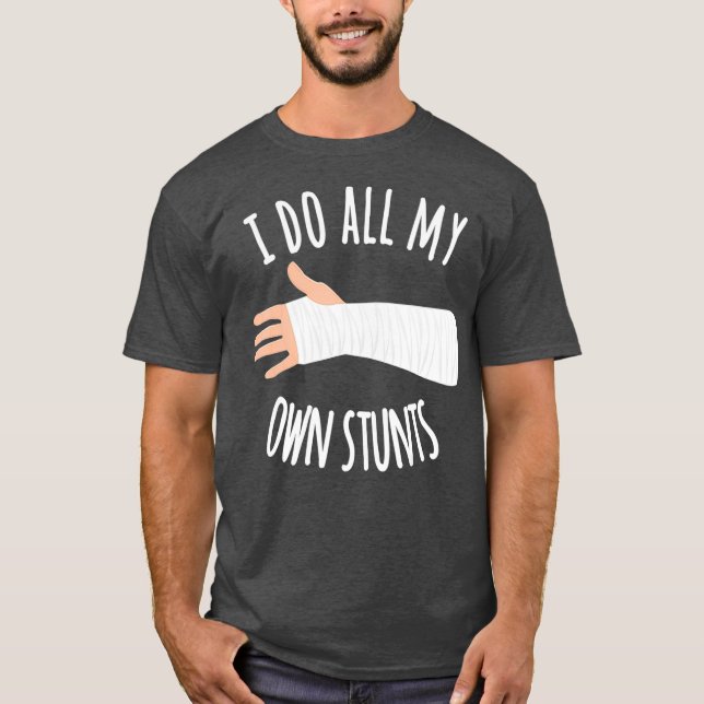 Camiseta Regalo de brazo roto para niños hago mis propias t (Anverso)
