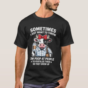 Camiseta Regalo de broma de estiércol de vaca divertido gra