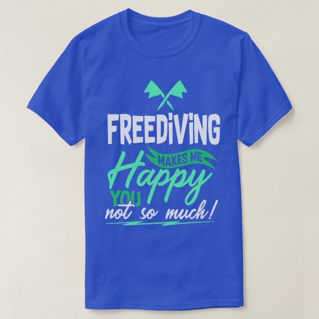 Camiseta Regalo de buceo libre (Diseño del anverso)