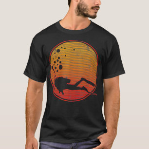Camiseta Regalo de buceo Scuba Retro Scuba