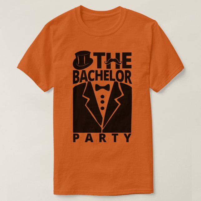 Camiseta Regalo de caballero del partido de soltero Groom 2 (Diseño del anverso)