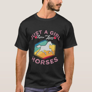 Camiseta Regalo De Caballo Para Su Chica Que Ama Ho
