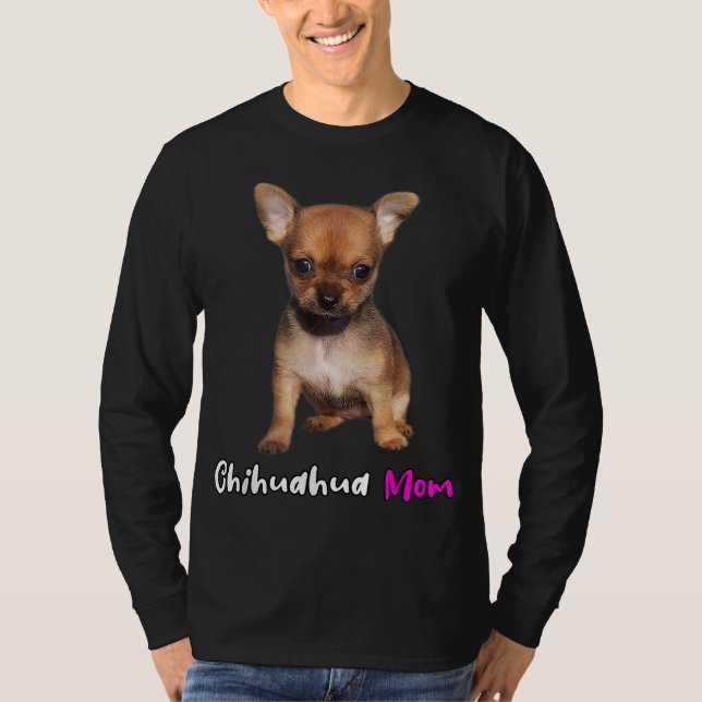 Camiseta Regalo de cachorros para mamás chihuahuas (Anverso)