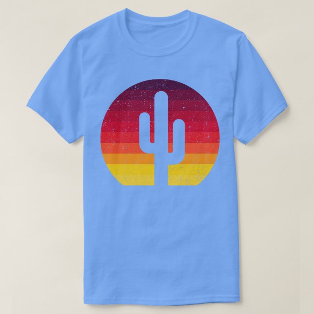 Camiseta Regalo de Cactus Retro Vintage (Diseño del anverso)