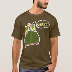 Camiseta Regalo de café espumoso Gracioso Sleeping Sloth De