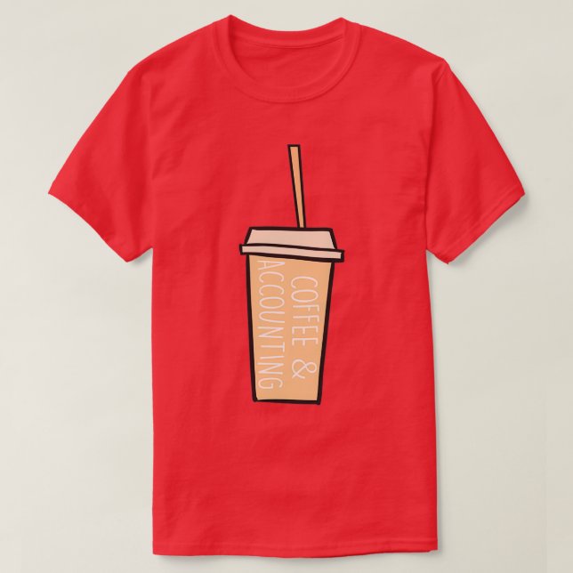 Camiseta Regalo De Café Y Café Contable Lover (Diseño del anverso)