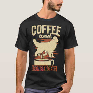Camiseta Regalo De Café Y Leonbergers Perro Lover