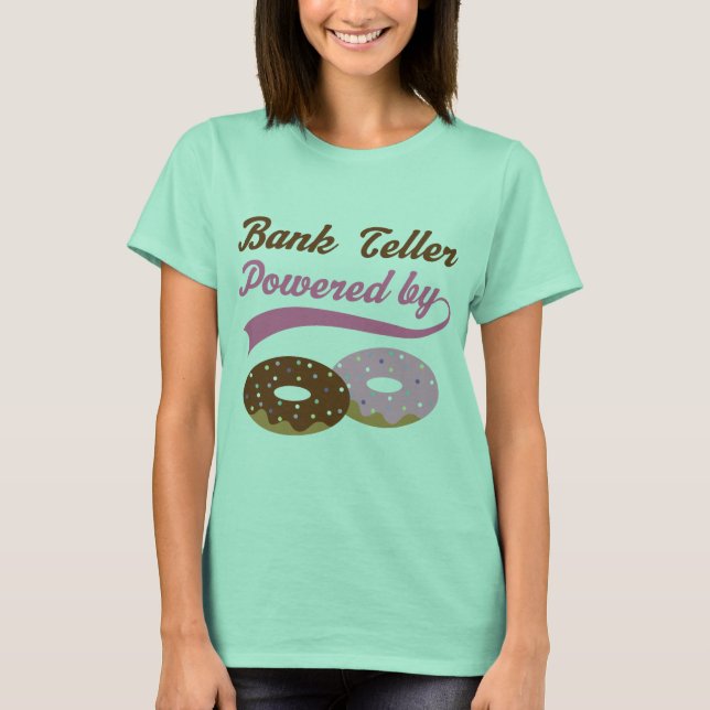 Camiseta Regalo de cajero bancario (donuts) (Anverso)