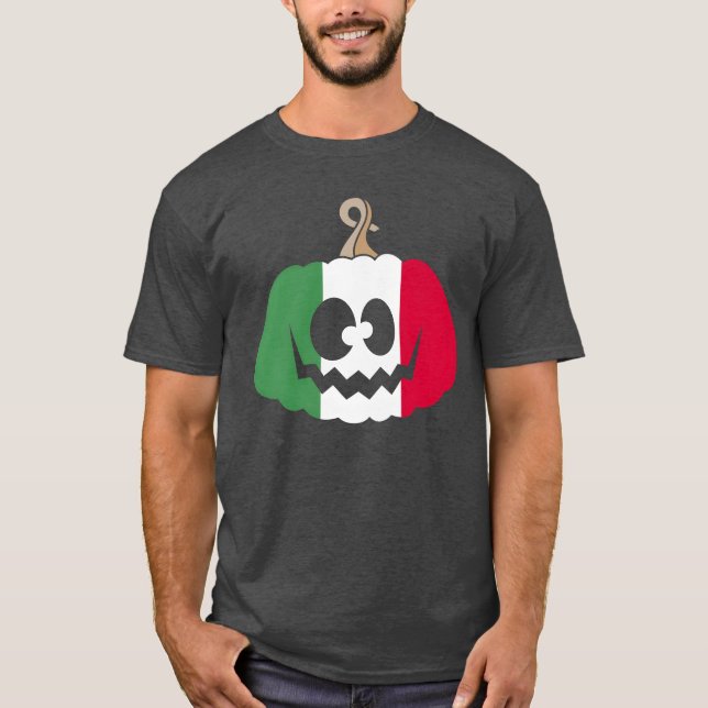 Camiseta Regalo de calabaza de Halloween en Italia (Anverso)