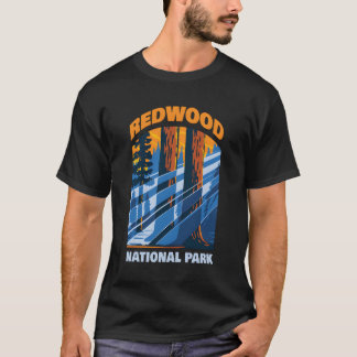 Camiseta Regalo de California del Parque Nacional de Redwoo