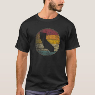 Camiseta Regalo de California Vintage angustiado Retro Suns