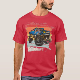 Camiseta Regalo De Camión De Monstruo Retro Para Conductor 