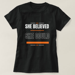 Camiseta Regalo de Camisa Negra con Frase Inspir