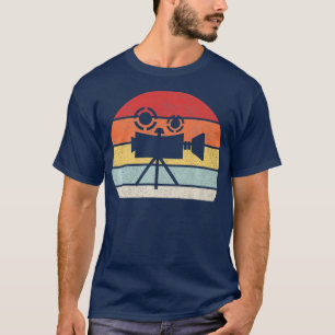 Camiseta Regalo De Camisas Retro Vintage Para Cineasta